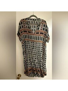 Geometric Patterned Dress by Nile